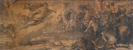 Scuola Neoclassica del secolo XIX - Da Le imprese di Cesare, Giuseppe Bezzuoli, Palazzina della Meridiana