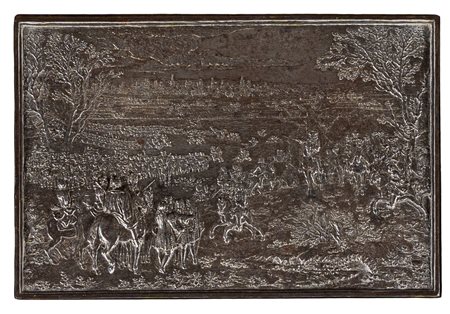 Scuola del secolo XVII, Cerchia di Van der Meulen - Veduta