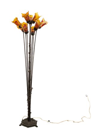 Lampada da terra in stile Art Nouveau