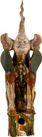 Dinastia Tang (618 - 907) - Zhenmushou, 'Guardiano della tomba'