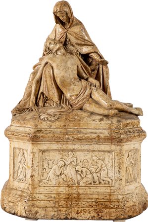 Scuola italiana del secolo XIX (?) - Compianto sul Cristo morto