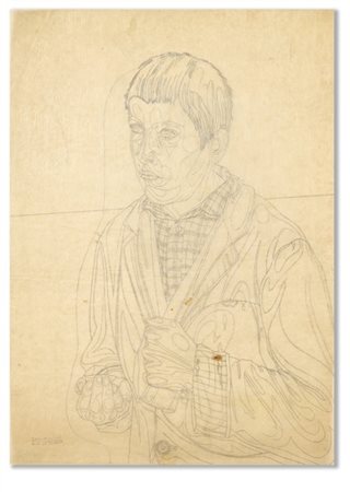 Cagnaccio di San Pietro "Studio per Il randagio" inizio anni '30
matita su carta