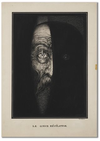 Alberto Martini "Le coeur révélateur" 1908
china su cartoncino
cm 35,5x25
Firmat