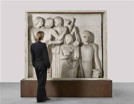 Arturo Martini "Il Figliol prodigo e la Famiglia" 1936-37gesso con supporto lig