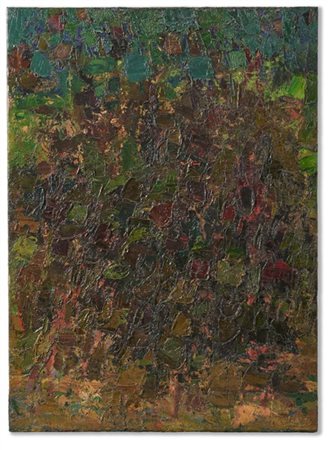 Ennio Morlotti "Sera a Imbersago" 1956
olio su tela
cm 137x100
Firmato e datato