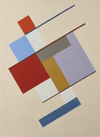 Carla Prina "Miniature turque 4" 1982
olio su tela
cm 81x60
Firmato e datato 82