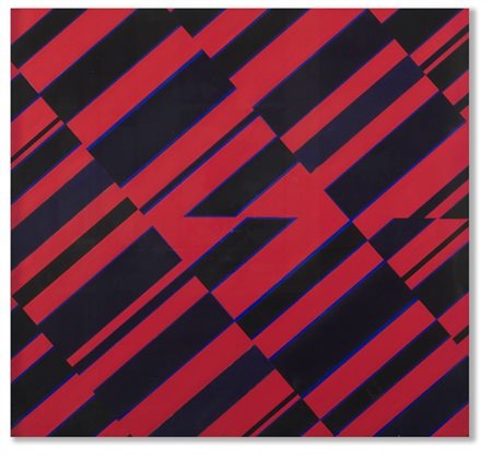 GÜNTER FRUHTRUNK "Energie-Zentrum" 1963-1964
acrilico e caseina su faesite
cm 56