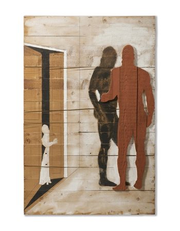 Mario Ceroli  "Interno Tempio II" 1981
