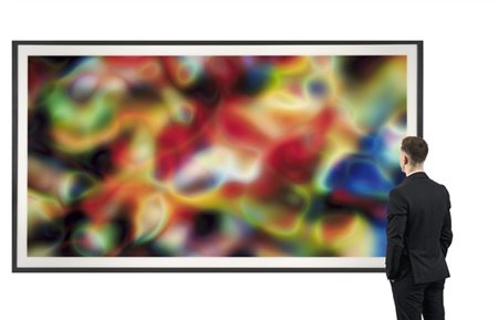 Thomas Ruff "Substrat 10 III" 2003
inkjet print face montata su Diasec in cornic