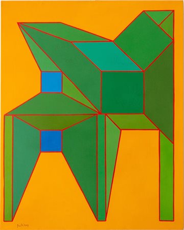 Achille Perilli, Il giallo allegro, 2007