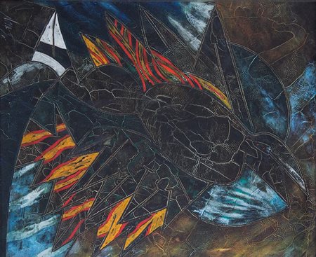 Gianni Dova, Uccello, 1965