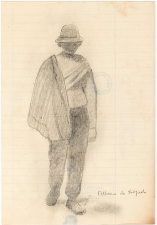 GIUSEPPE PELLIZZA DA VOLPEDO
(Volpedo 1868 - 1907)
, Studio per il Quarto Stato 1898/1901