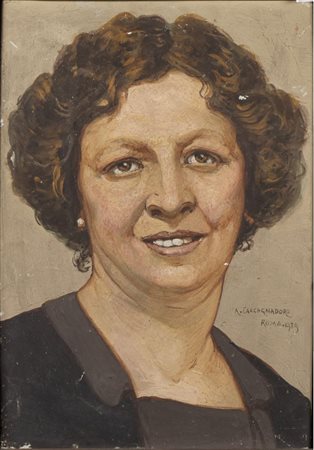 ANTONINO CALCAGNADORO(Rieti 1876 - Roma 1935), La moglie 1930