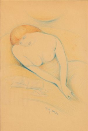 ALBERTO MARTINI
(Oderzo 1876 - Milano 1954)
, Melancolia 