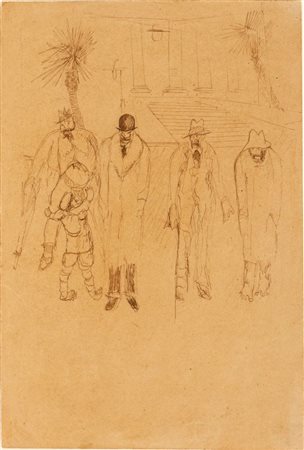 LORENZO VIANI
(Viareggio 1882 - Roma 1936)
, Figure e vageri 