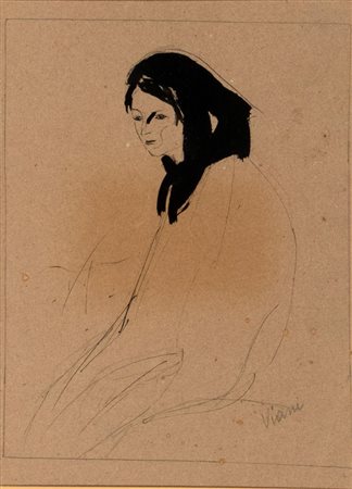 LORENZO VIANI
(Viareggio 1882 - Roma 1936)
, Nudo femminile 