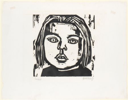 KARL HUBBUCH
(Karlsruhe 1891 - 1979)
, Mädchen portrait 