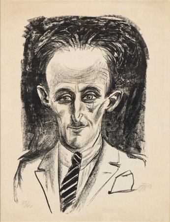OTTO DIX
(Untermhaus 1891 - Singen 1969)
, Portrait of Angermayer 1923