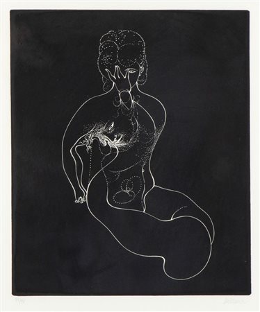 HANS BELLMER
(Katowice 1902 - Parigi 1975)
, Nudo immobile 