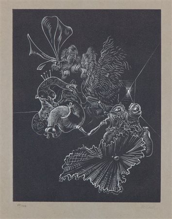 HANS BELLMER
(Katowice 1902 - Parigi 1975)
, La domande en mariage 1972