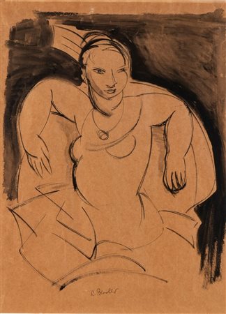 RENATO BIROLLI
(Verona 1905 - Milano 1959)
, Figura femminile 