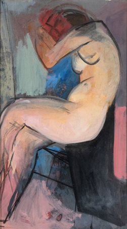 MARIO MAFAI
(Roma 1902 - 1965)
, Nudo seduto 1948
