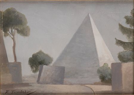 FRANCESCO TROMBADORI
(Siracusa 1886 - Roma 1961)
, Piramide Cestia 