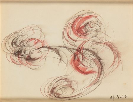 ACHILLE PERILLI(Roma 1927 - Orvieto 2021), Senza titolo 1951