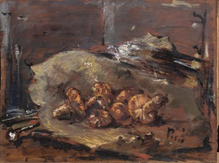 FILIPPO DE PISIS
(Ferrara 1896 - Brugherio 1956)
, Natura morta  