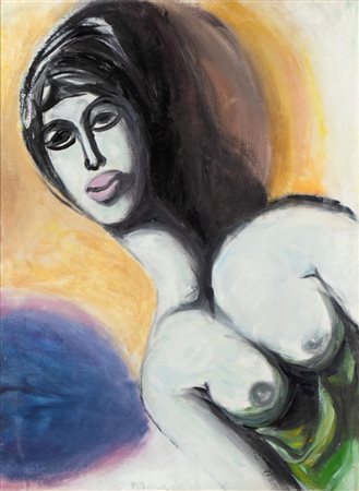 POMPEO BORRA
(Milano 1898 - 1973)
, Ritratto femminile 