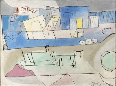 UGO ATTARDI(Genova 1923 - Roma 2006), Senza titolo 1949