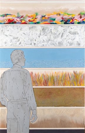 RENATO MAMBOR
(Roma 1936 - 2014)
, Osservatore e trame del cielo e della terra 1993