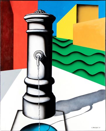 VINCENZO MAUGERI
(Catania 1961)
, Fontana del porto 2025