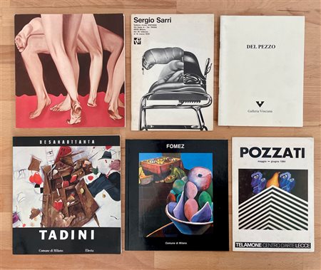 ARTE ITALIANA DEL DOPOGUERRA - Lotto unico di 6 cataloghi
