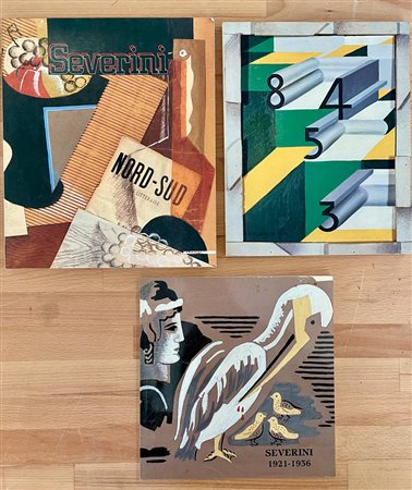 GINO SEVERINI E GIACOMO BALLA - Lotto unico di 3 cataloghi