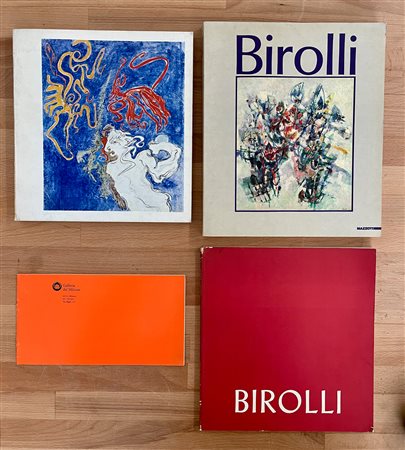 RENATO BIROLLI E TANCREDI PARMEGGIANI - Lotto unico di 4 cataloghi