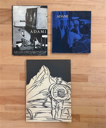 VALERIO ADAMI - Lotto unico di 3 cataloghi