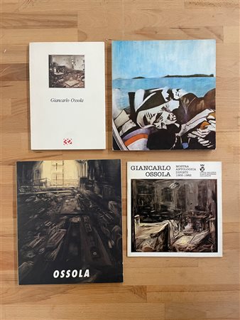 GIANCARLO OSSOLA E BEPI ROMAGNONI - Lotto unico di 4 cataloghi