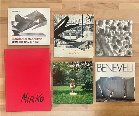 SCULTURA ITALIANA DEL DOPOGUERRA - Lotto unico di 6 cataloghi