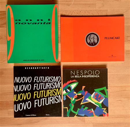 ARTE DEL XX E XXI SECOLO - Lotto unico di 4 cataloghi
