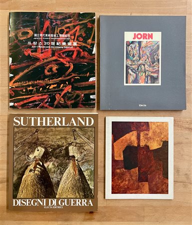 ASGER JORN, SERGE POLIAKOFF E SUTHERLAND - Lotto unico di 4 cataloghi