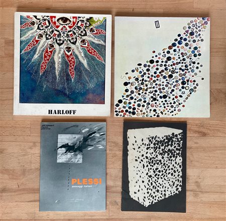 GUY HARLOFF, SERGIO DANGELO E FABRIZIO PLESSI - Lotto unico di 4 cataloghi
