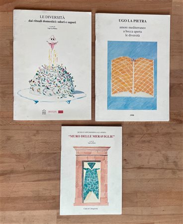UGO LA PIETRA - Lotto unico di 3 cataloghi