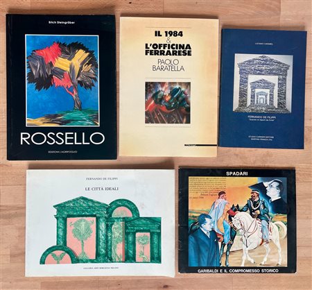 ARTE ITALIANA DEL DOPOGUERRA - Lotto unico di 5 cataloghi