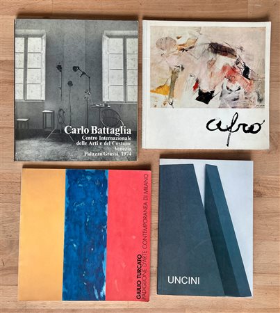 ARTE ITALIANA DEL DOPOGUERRA - Lotto unico di 4 cataloghi