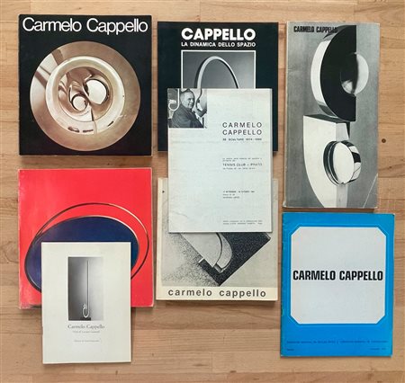 CARMELO CAPPELLO - Lotto unico di 8 cataloghi