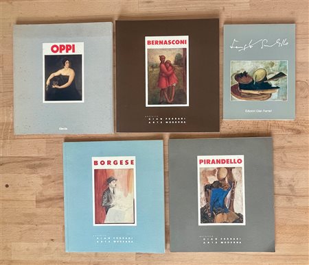 ARTE FIGURATIVA ITALIANA - Lotto unico di 5 cataloghi