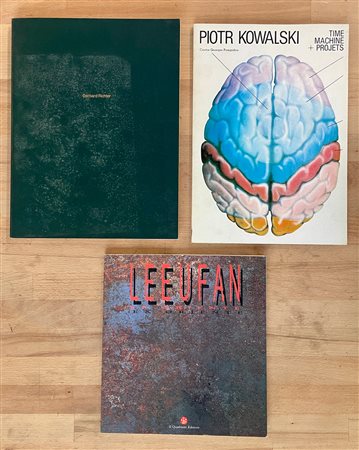 GERHARD RICHTER, LEE U FAN E PIOTR KOWALSKI - Lotto unico di 3 cataloghi
