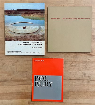 POL BURY, ANTONIO DIAS E ROBERT SMITHSON - Lotto unico di 3 cataloghi