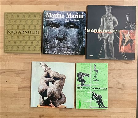 NAG ARNOLDI, LUCIANO MINGUZZI E MARINO MARINI - Lotto unico di 5 cataloghi